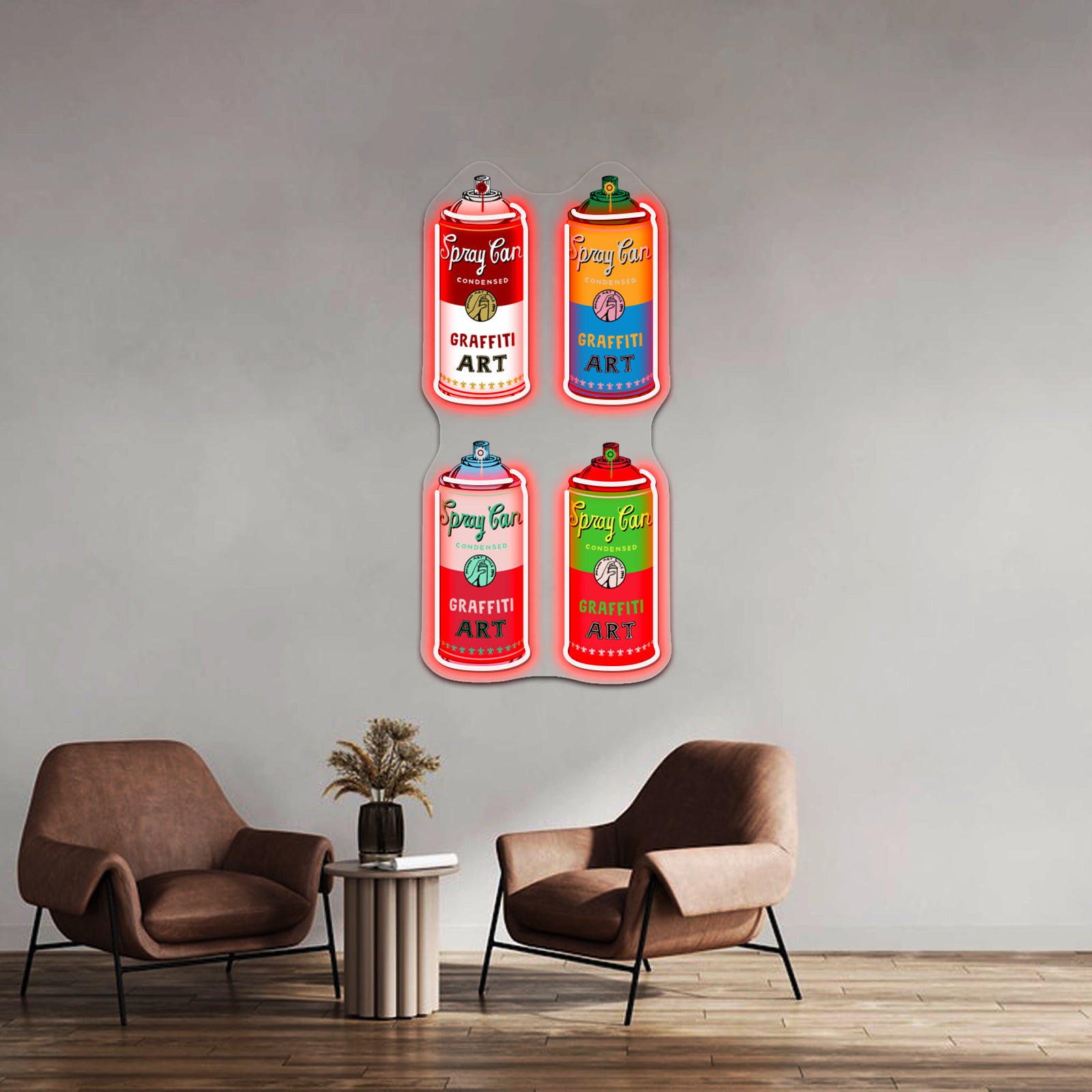 Spray Can Artwork Custom Led Signs | Shineneon