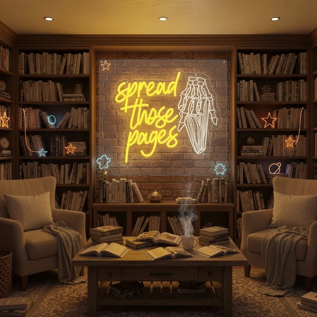 Spread Those Pages LED Neon Sign - Shineneon