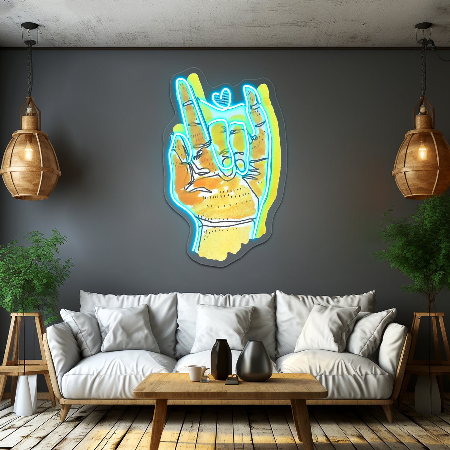 Spreading The Love Wall Artwork Neon Signs