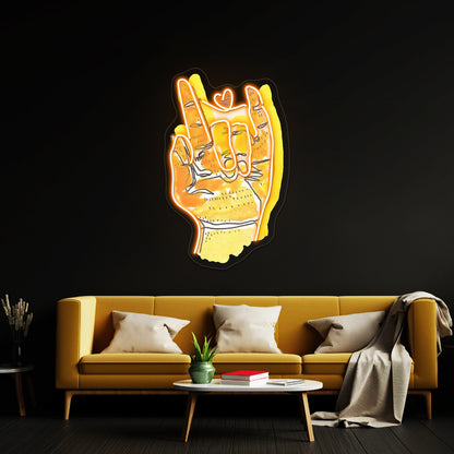 Spreading The Love Wall Artwork Neon Signs