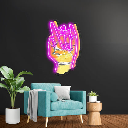 Spreading The Love Wall Artwork Neon Signs