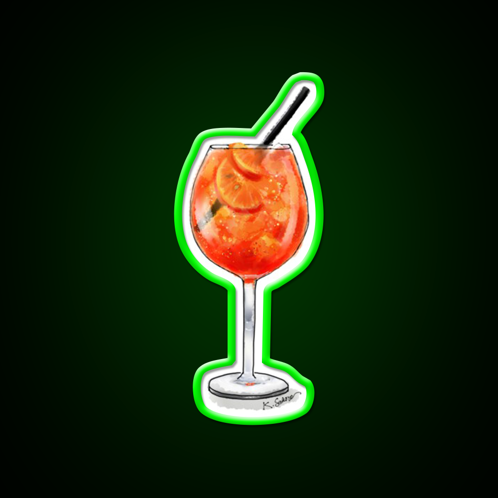 Spritz Cocktail Bar Decor Led Neon Sign Rgb Color - LED neon sign view 8