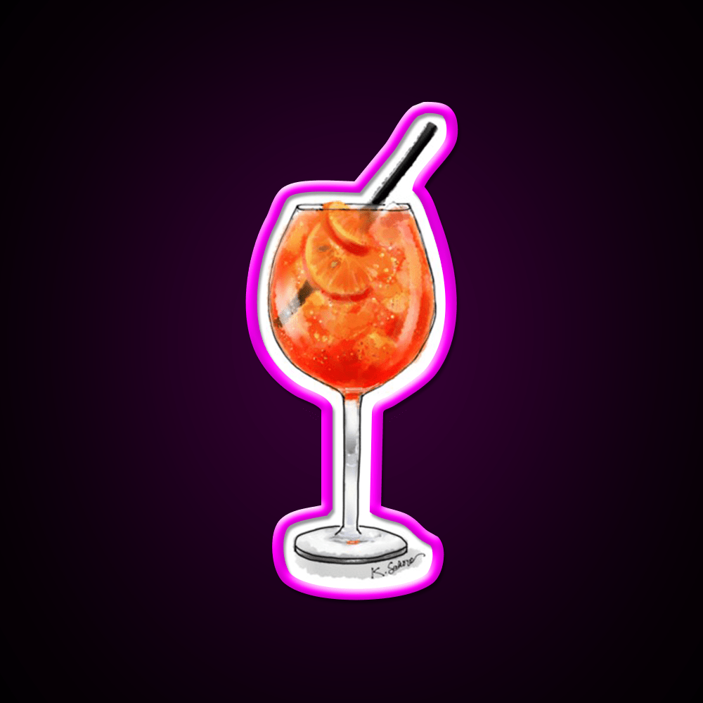Spritz Cocktail Bar Decor Led Neon Sign Rgb Color - Shineneon