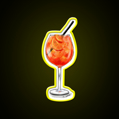 Spritz Cocktail Bar Decor Led Neon Sign Rgb Color - LED neon sign view 7