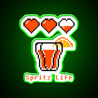 Spritz Life Cocktail Bar Decor Led Neon Sign Rgb Color - LED neon sign view 8