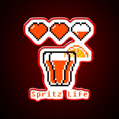 Spritz Life Cocktail Bar Decor Led Neon Sign Rgb Color - Shineneon