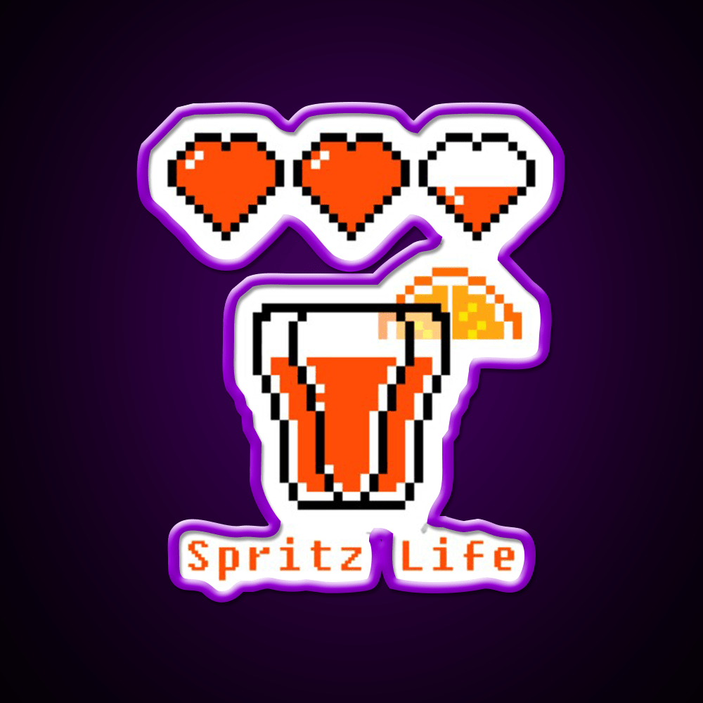 Spritz Life Cocktail Bar Decor Led Neon Sign Rgb Color - Shineneon