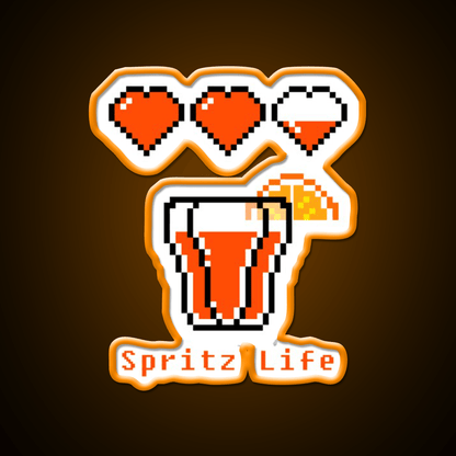 Spritz Life Cocktail Bar Decor Led Neon Sign Rgb Color - Shineneon