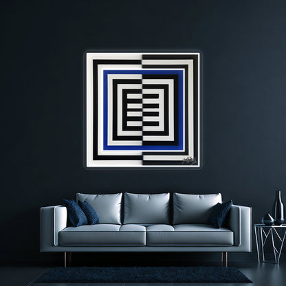 Squares Of Esone Abstract Urban Graffiti Street Style Wall Artwork Neon Signs