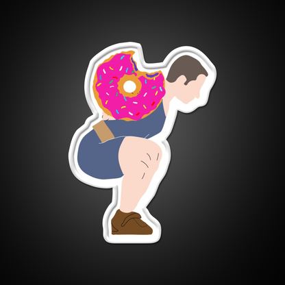 Squat Donuts Gym Fitness Led Neon Sign Rgb Color