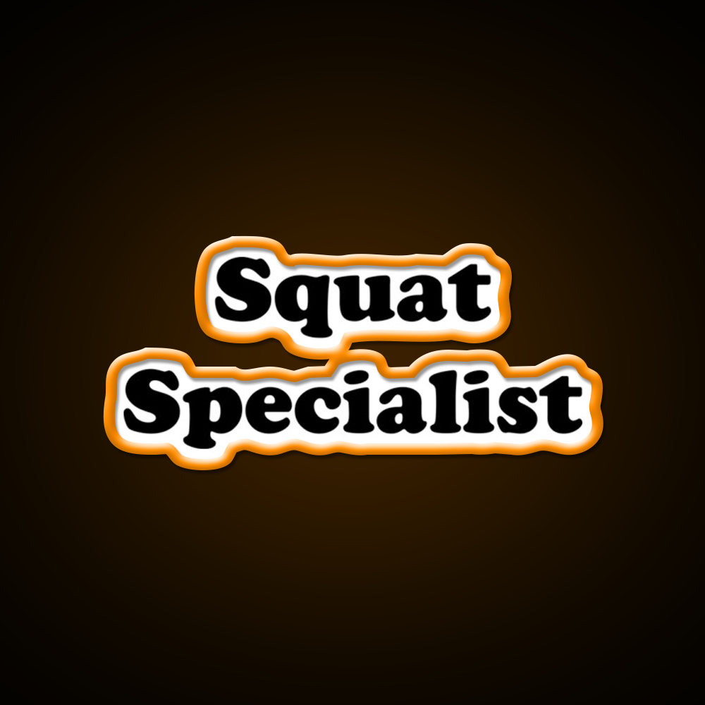 Squat Specialist Gym Fitness Led Neon Sign Rgb Color