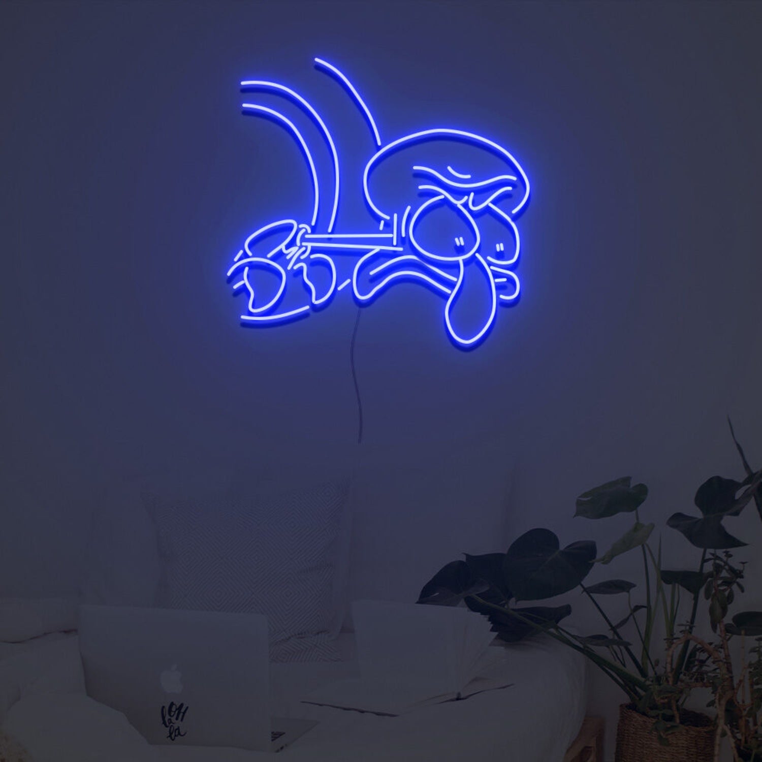Squidward Stare Led Neon Sign Custom Led Neon Sign | Shineneon