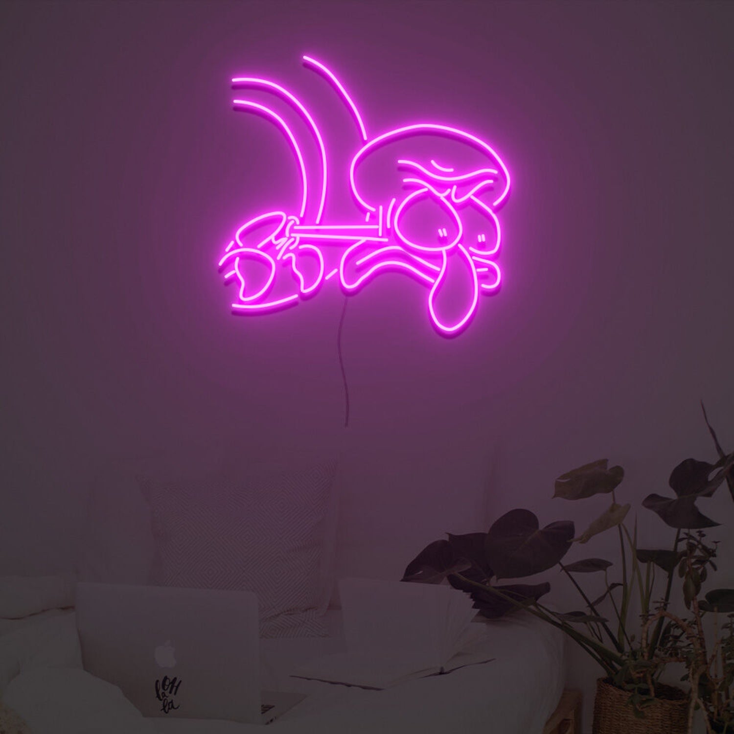 Squidward Stare Led Neon Sign Custom Led Neon Sign | Shineneon