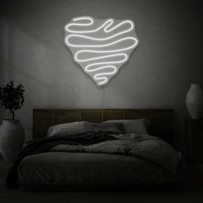 Squiggle Heart Led Neon Sign | Shineneon