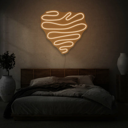 Squiggle Heart Led Neon Sign | Shineneon