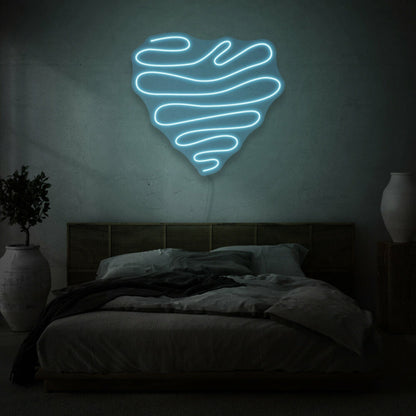 Squiggle Heart Led Neon Sign | Shineneon