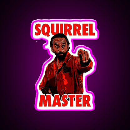 Squirrel Master Cocktail Bar Decor Led Neon Sign Rgb Color - Shineneon