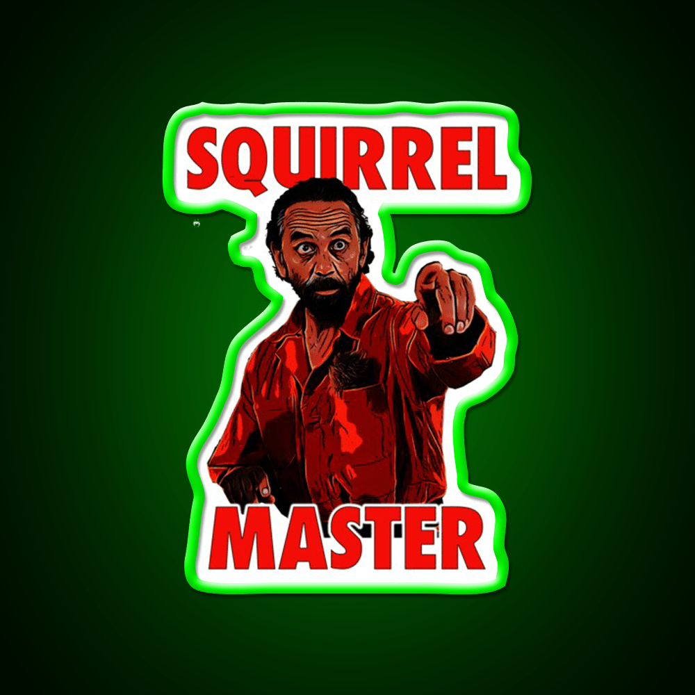 Squirrel Master Hemp Inspired Green Leaf Led Neon Sign Rgb Color - Shineneon