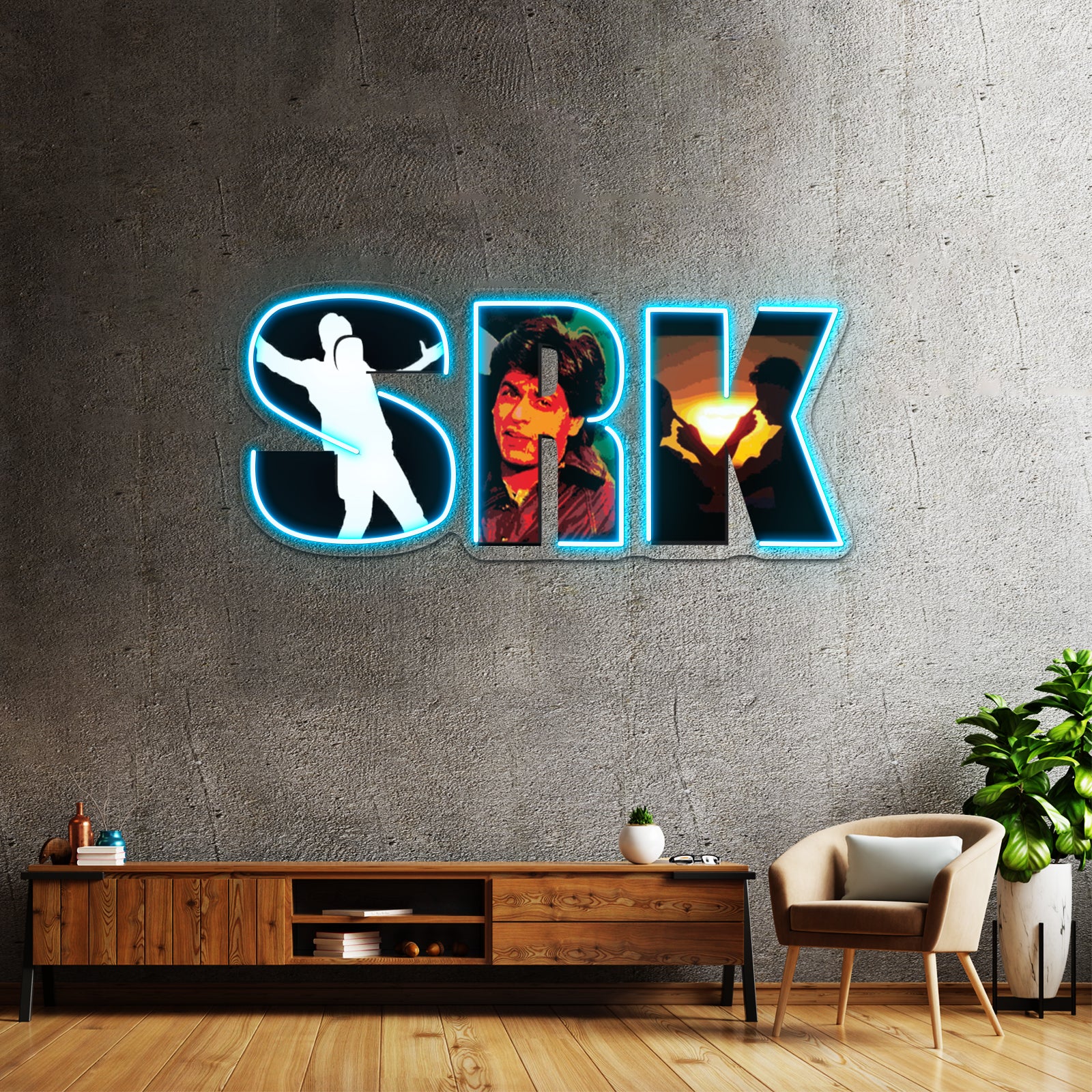 Srk The Man The Myth The Legend Artwork Custom Led Signs | Shineneon