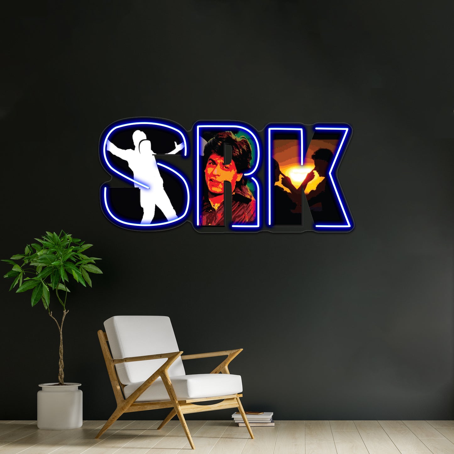 Srk The Man The Myth The Legend Artwork Custom Led Signs