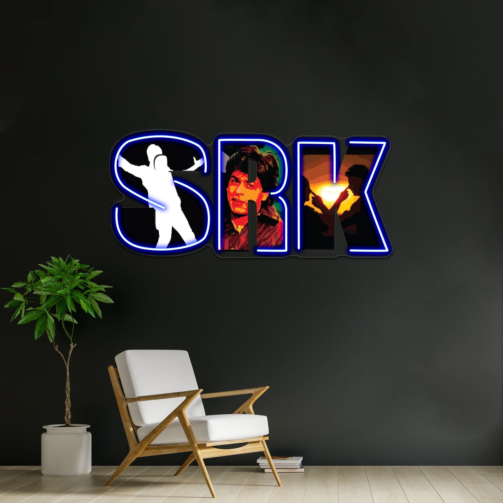 Srk The Man The Myth The Legend Artwork Custom Led Signs | Shineneon