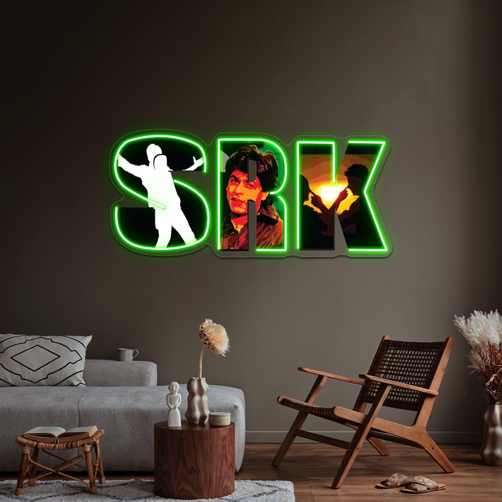 Srk The Man The Myth The Legend Artwork Custom Led Signs | Shineneon