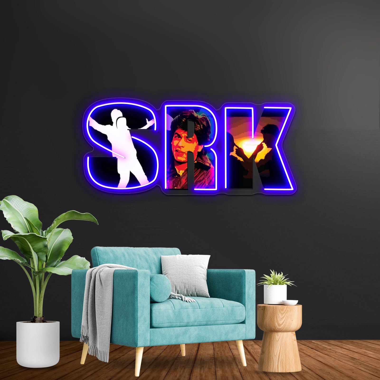 Srk The Man The Myth The Legend Artwork Custom Led Signs | Shineneon
