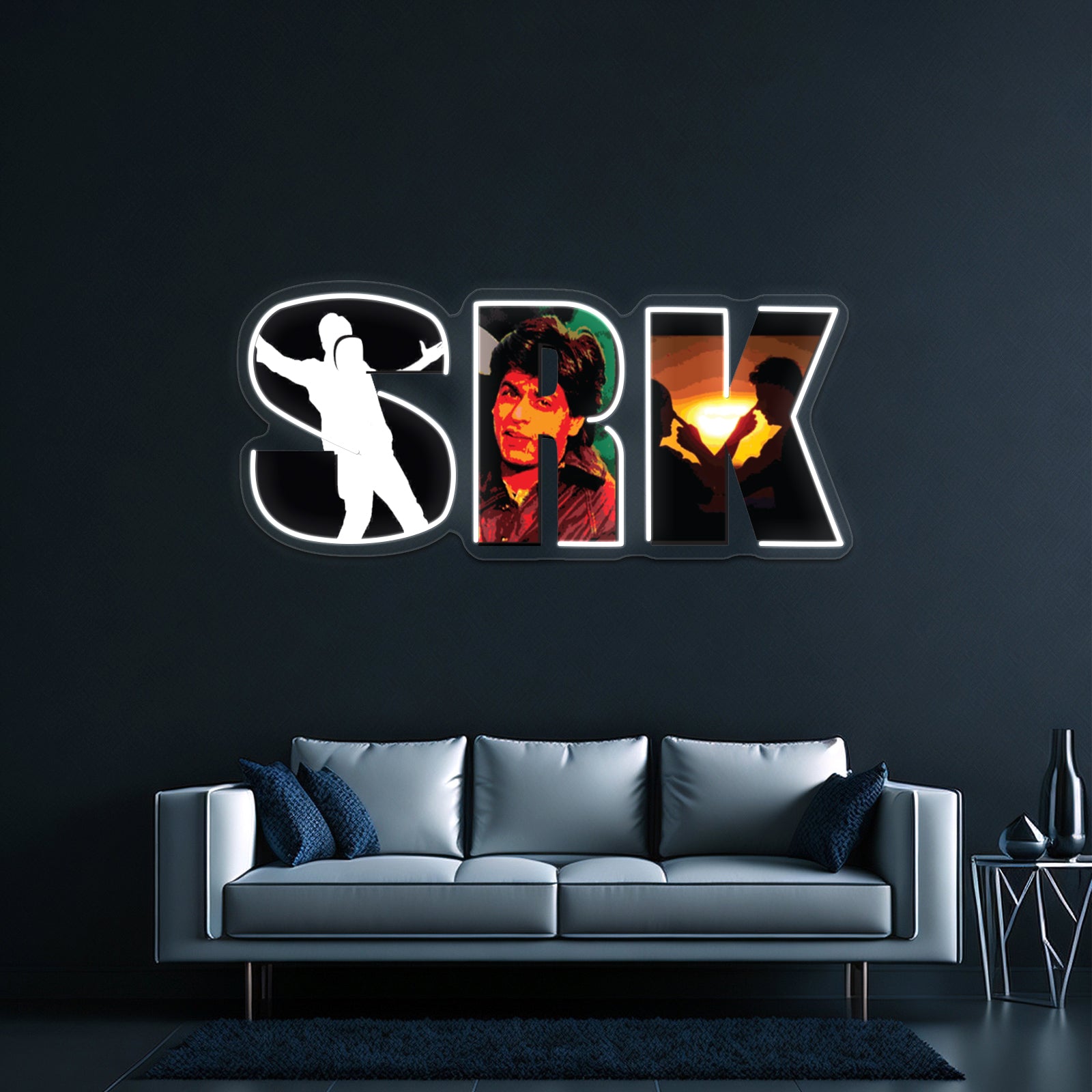 Srk The Man The Myth The Legend Artwork Custom Led Signs | Shineneon
