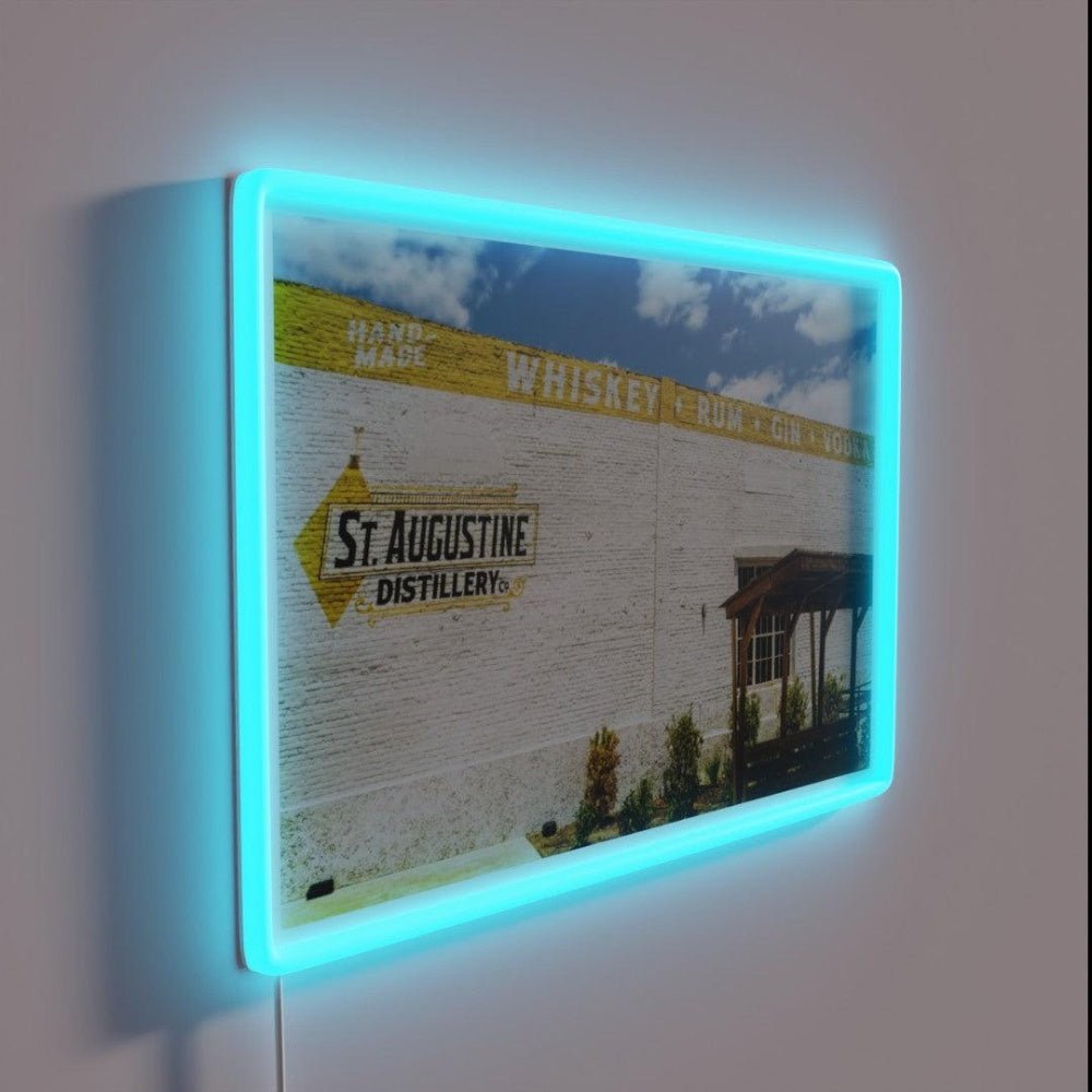 St Augustine Distillery In St Augustine Florida Rgb Led Neon Sign - Shineneon