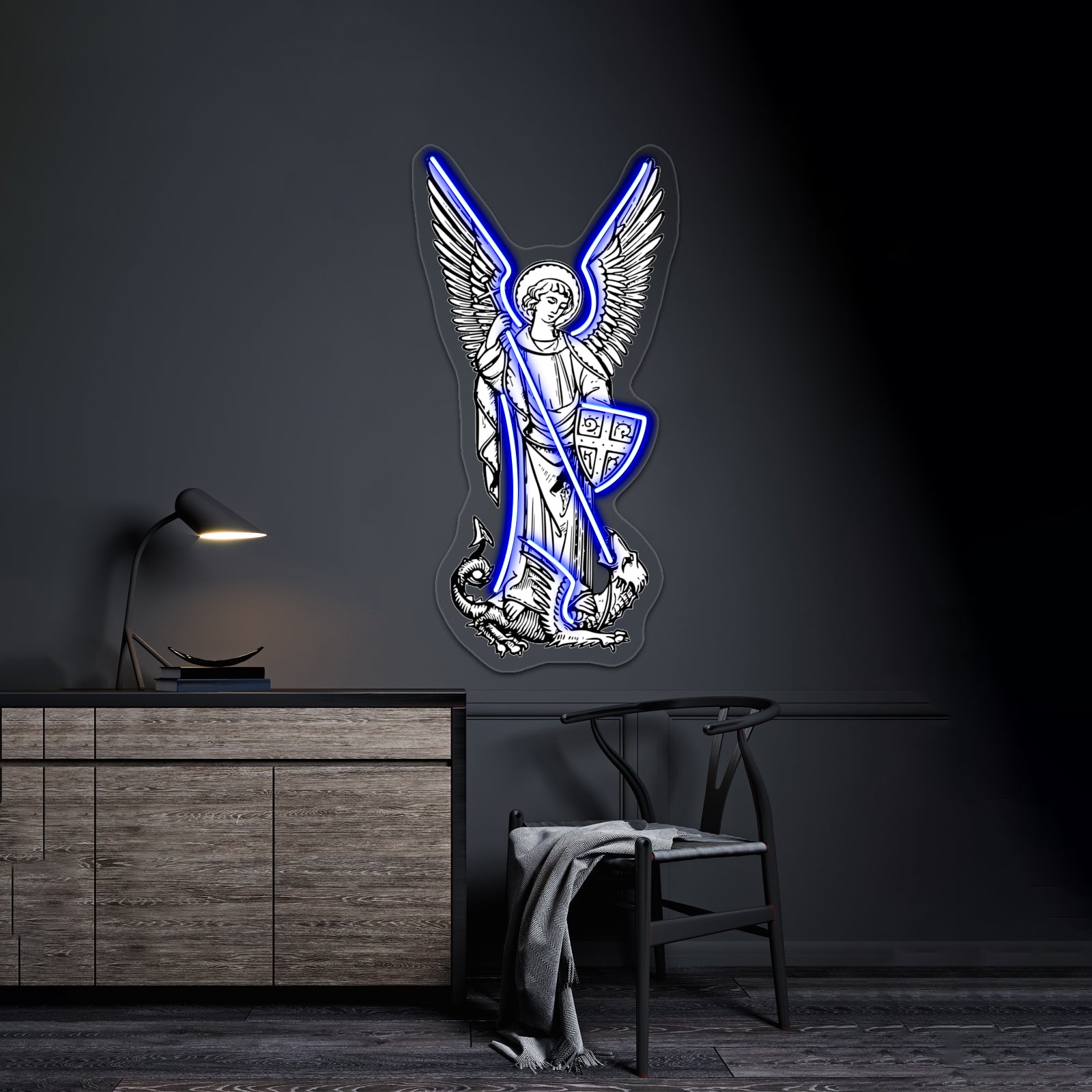 St Michael Wall Artwork Neon Signs | Shineneon