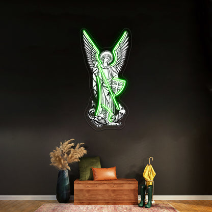 St Michael Wall Artwork Neon Signs