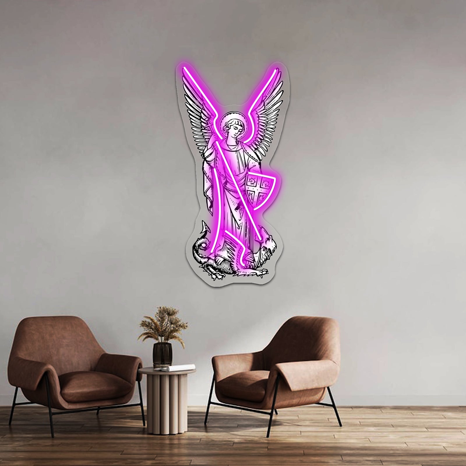 St Michael Wall Artwork Neon Signs | Shineneon