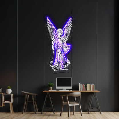 St Michael Wall Artwork Neon Signs