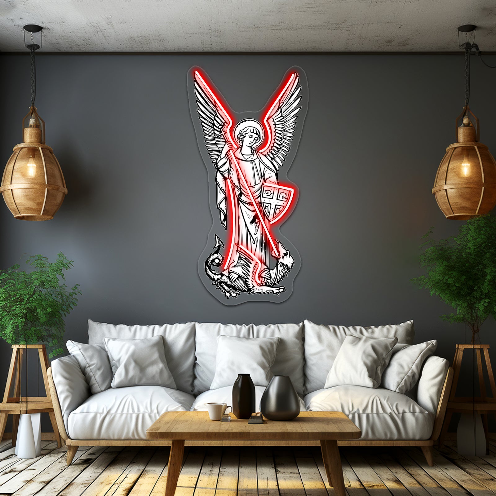 St Michael Wall Artwork Neon Signs | Shineneon