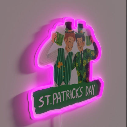 St Patricks Day Mensfun Rgb Led Neon Sign - Shineneon