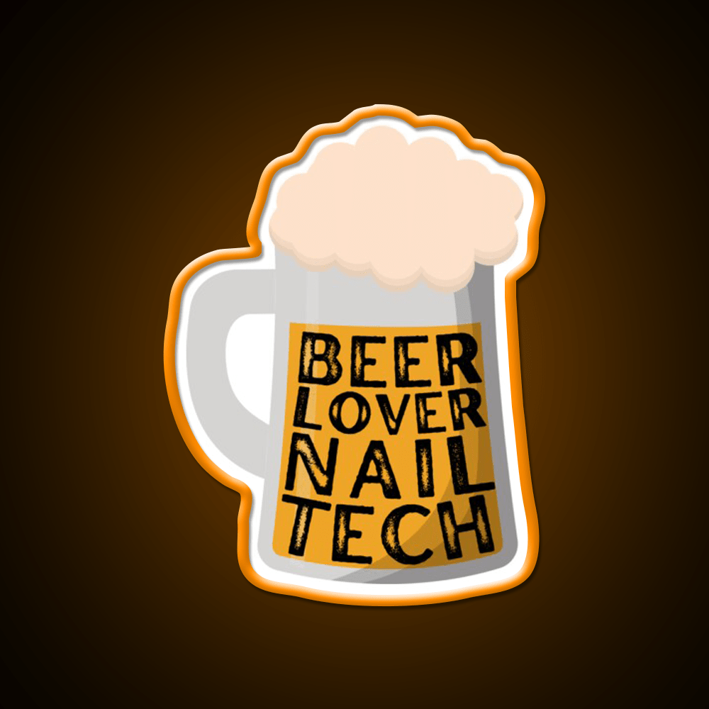 St Patricks Day Nail Tech Beer Lover Nail Salon Led Neon Sign Rgb Color - Shineneon