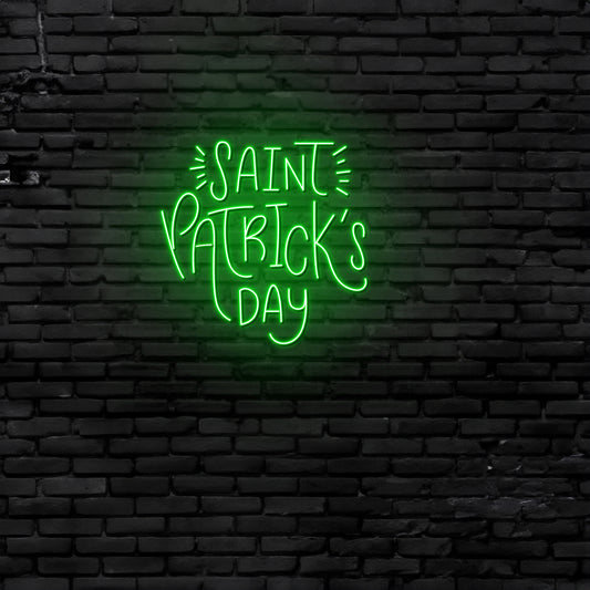 St Patricks Day Neon Sign Spring Neon Sign Wall Decor