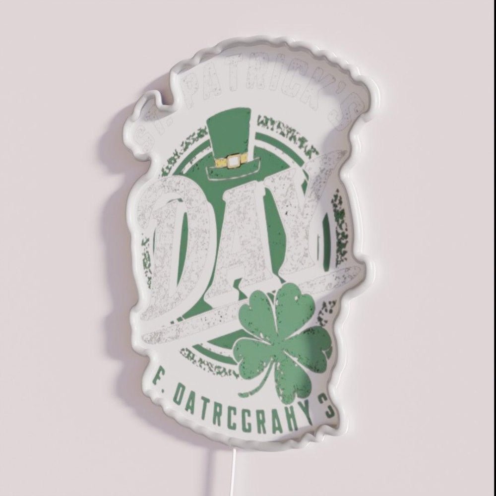 St Patricks Day Vintage Retro Rgb Led Neon Sign Bar Wall Decor - Shineneon