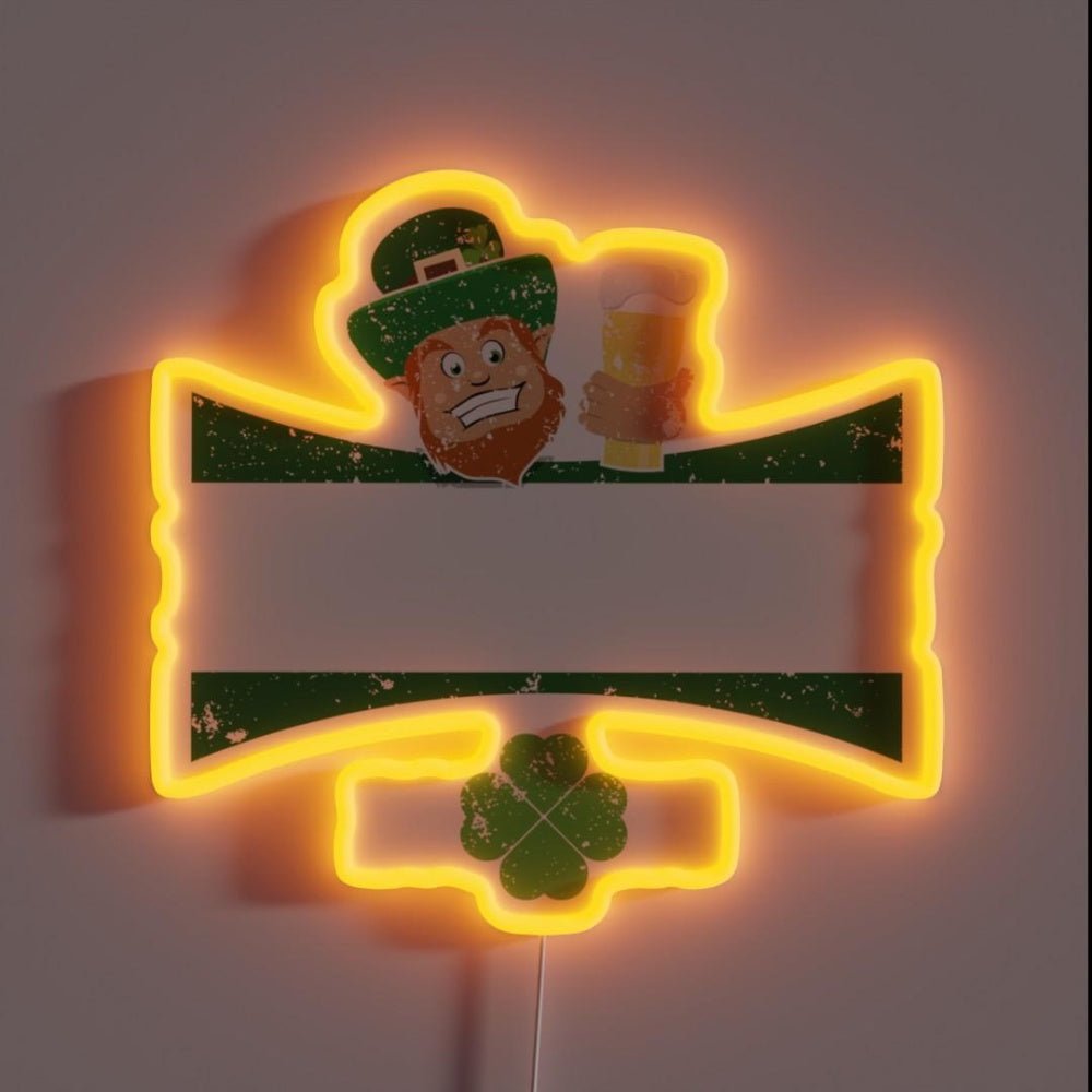 St Pats Clothes Michigan St Patrics Day Funny Rgb Led Neon Sign - Shineneon