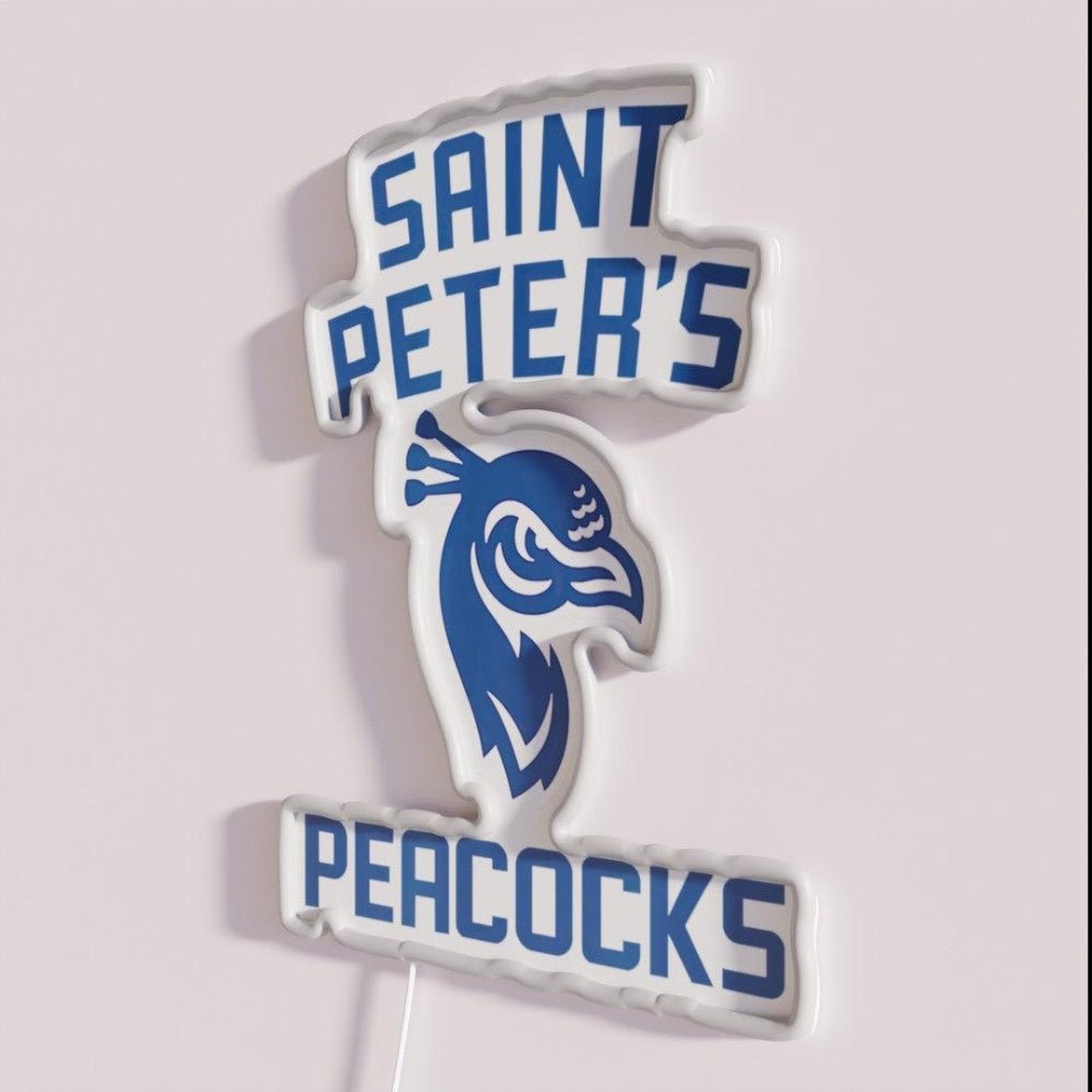St Peters Peacocks St Peters Peacocks Rgb Led Neon Sign - Shineneon