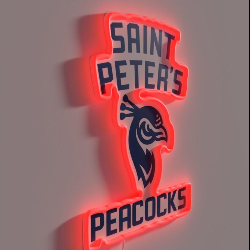 St Peters Peacocks St Peters Peacocks Rgb Led Neon Sign - Shineneon