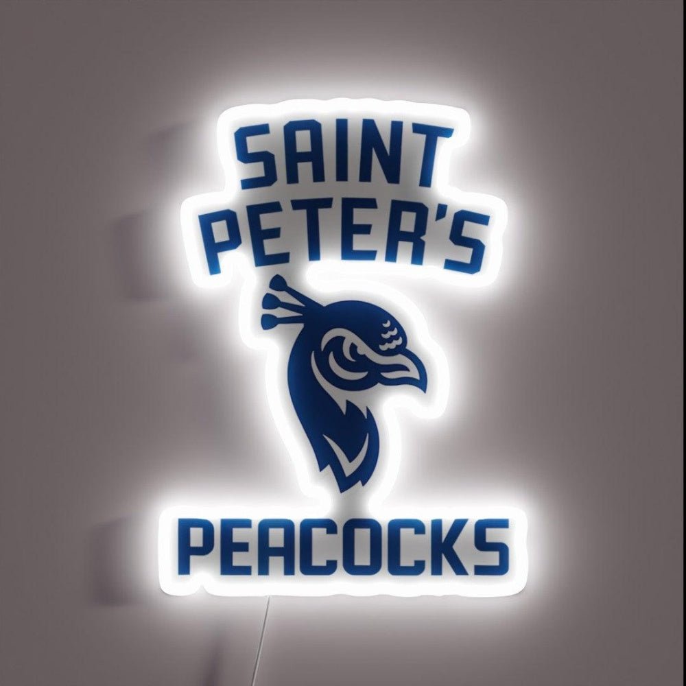 St Peters Peacocks St Peters Peacocks Rgb Led Neon Sign - Shineneon