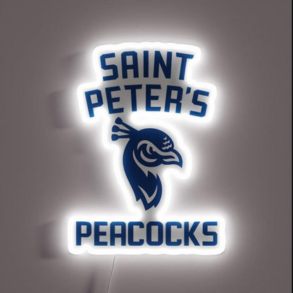 St Peters Peacocks St Peters Peacocks Rgb Led Neon Sign - Shineneon