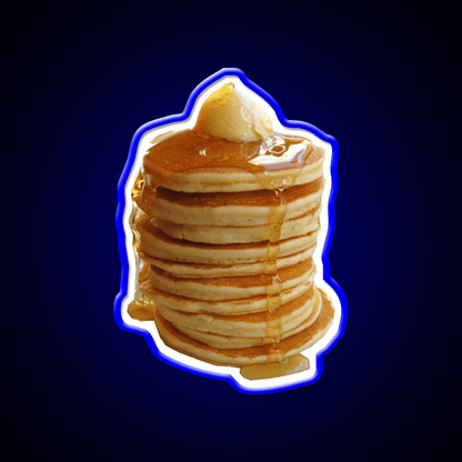 Stack Of Pancakes Snack Food Led Neon Sign Rgb Color - Shineneon