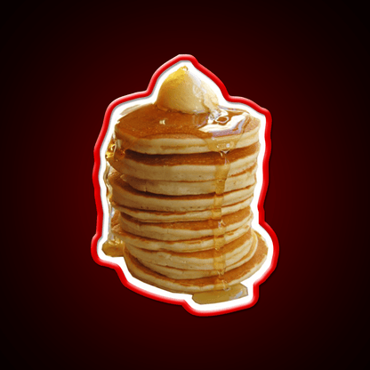 Stack Of Pancakes Snack Food Led Neon Sign Rgb Color - Shineneon