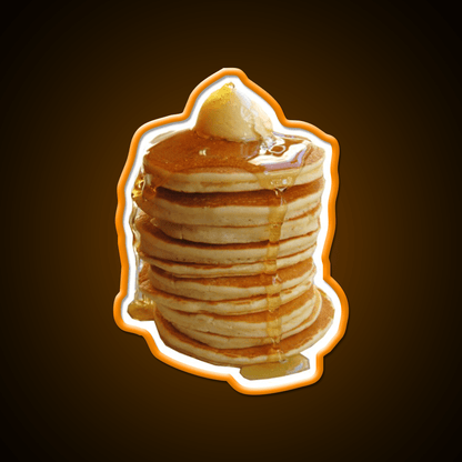 Stack Of Pancakes Snack Food Led Neon Sign Rgb Color - Shineneon