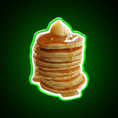 Stack Of Pancakes Snack Food Led Neon Sign Rgb Color - Shineneon