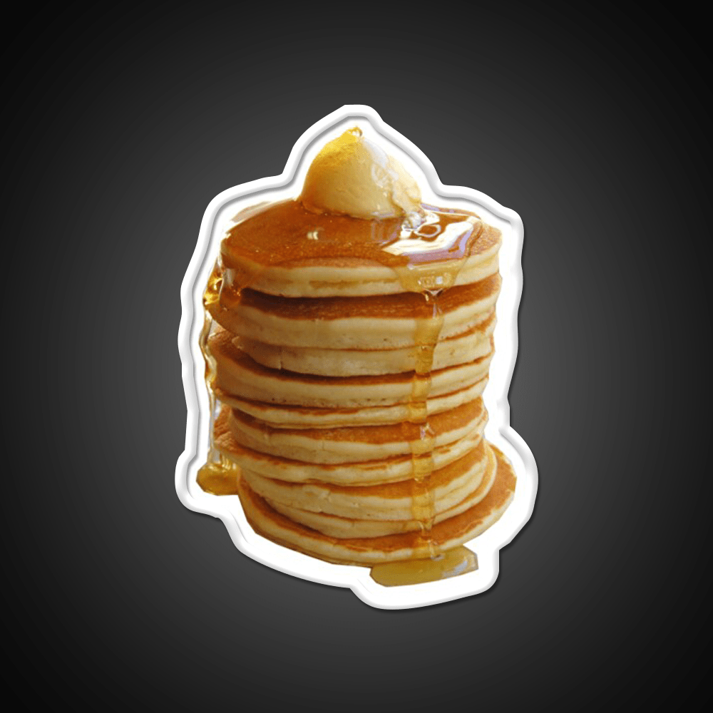 Stack Of Pancakes Snack Food Led Neon Sign Rgb Color - Shineneon