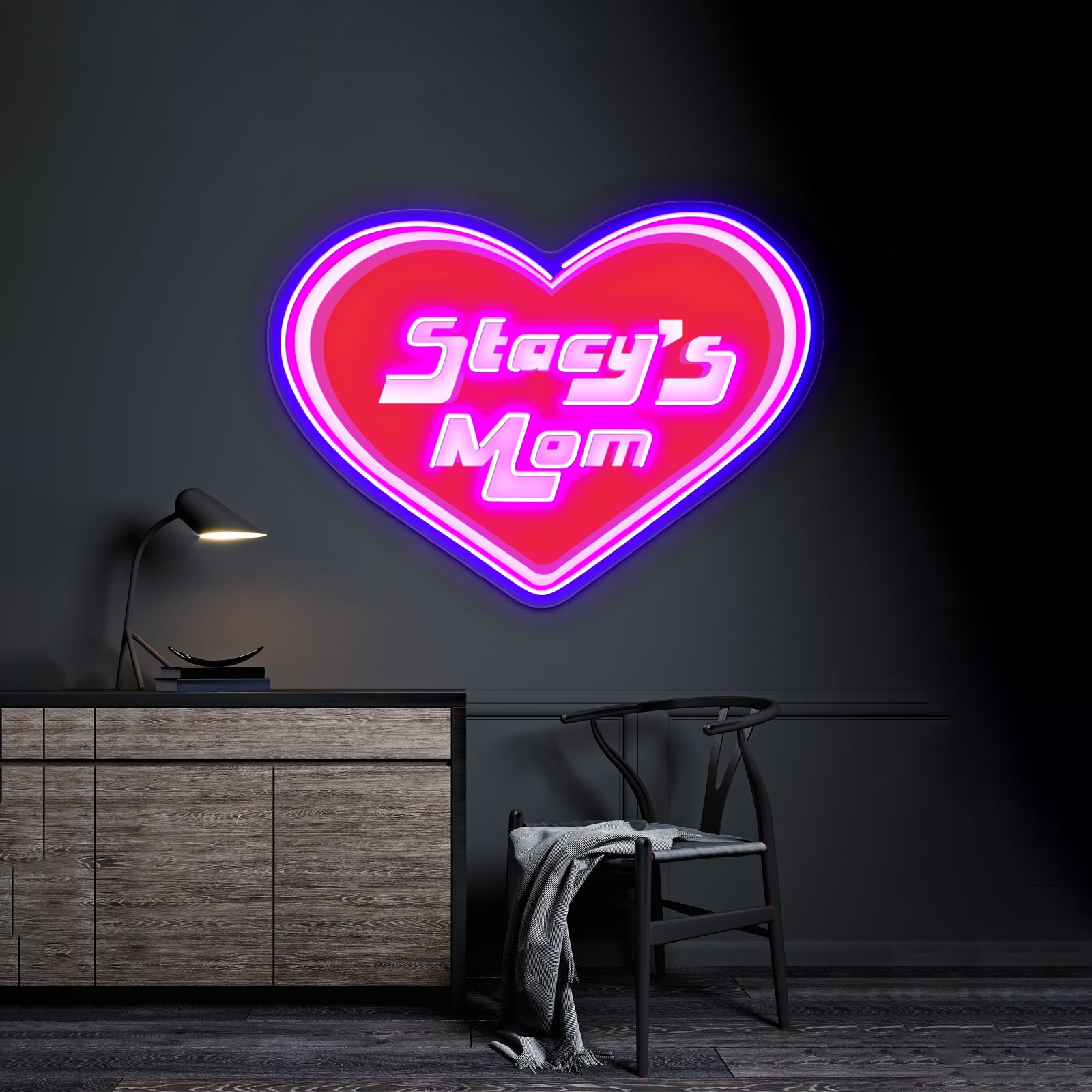 Stacys Mom Artwork Custom Led Signs | Shineneon
