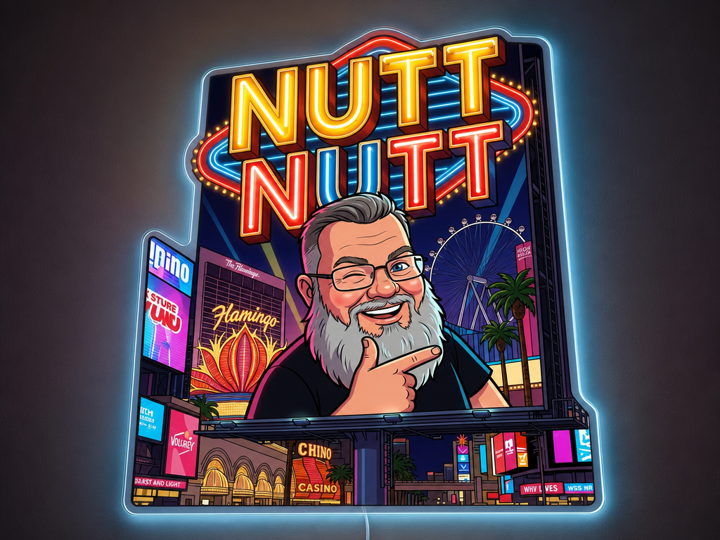NUTT NUTT Custom LED Neon Sign (LED preview)